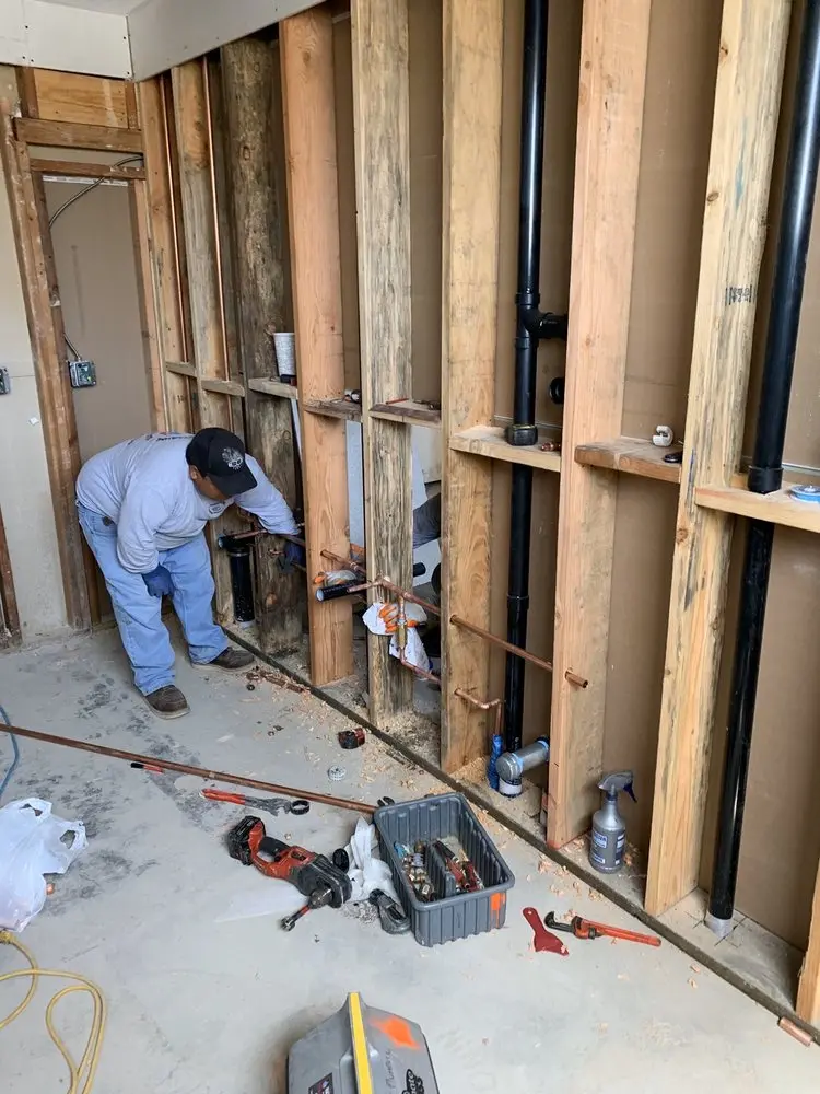 Commercial rough-in plumbing for Water Heater Replacement in South Byfield